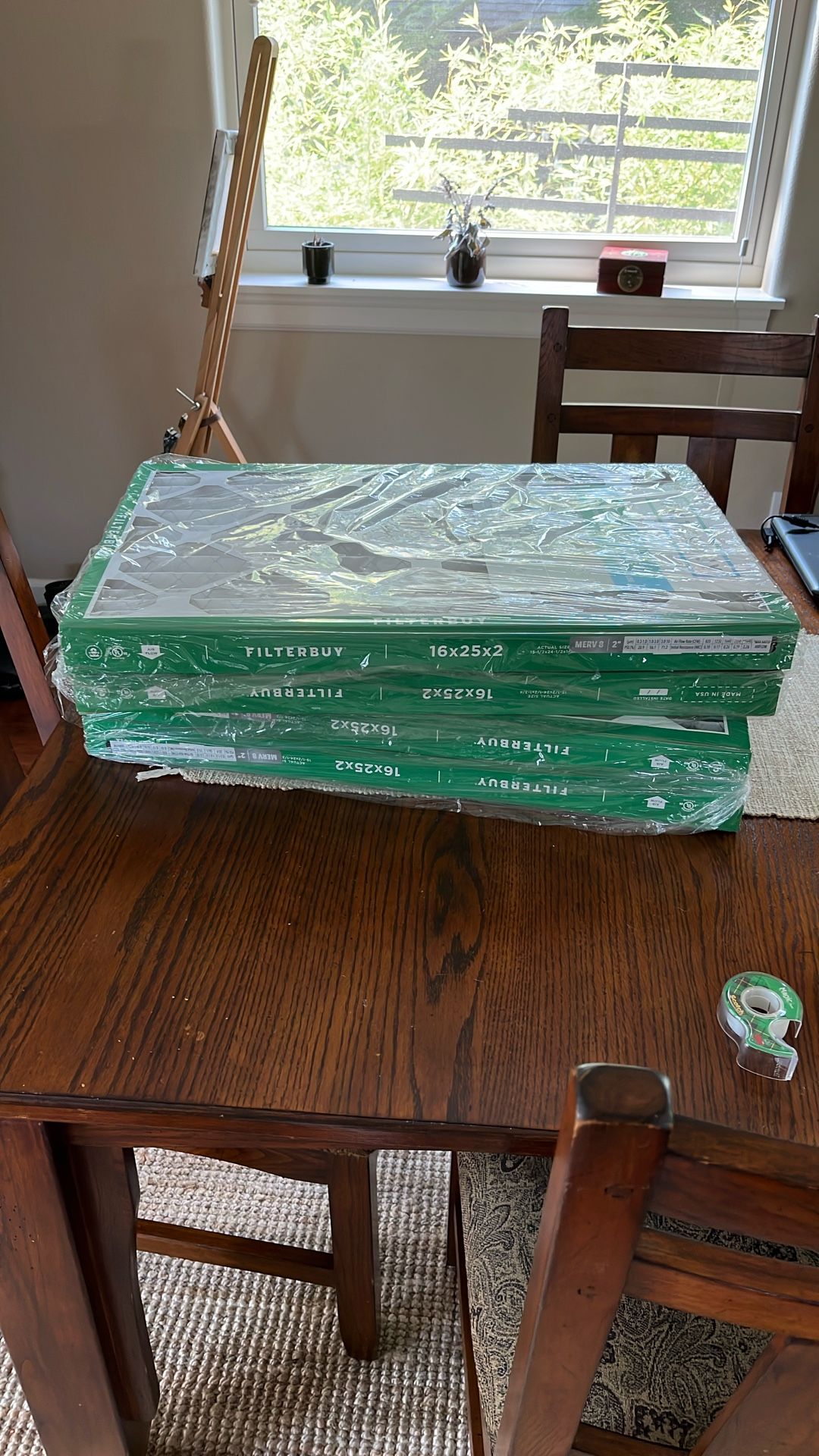 4 Air Filters 16x25x2 New