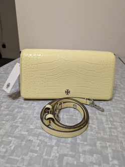 TORY BURCH EMERSON EMBOSSED CONVERTIBLE CROSSBODY BAG !