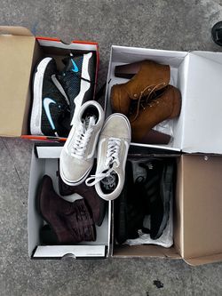 Nike, vans and boots