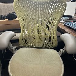 Herman Miller Mirra Citron Green Chair