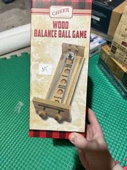 Wood Ball Balance Game 