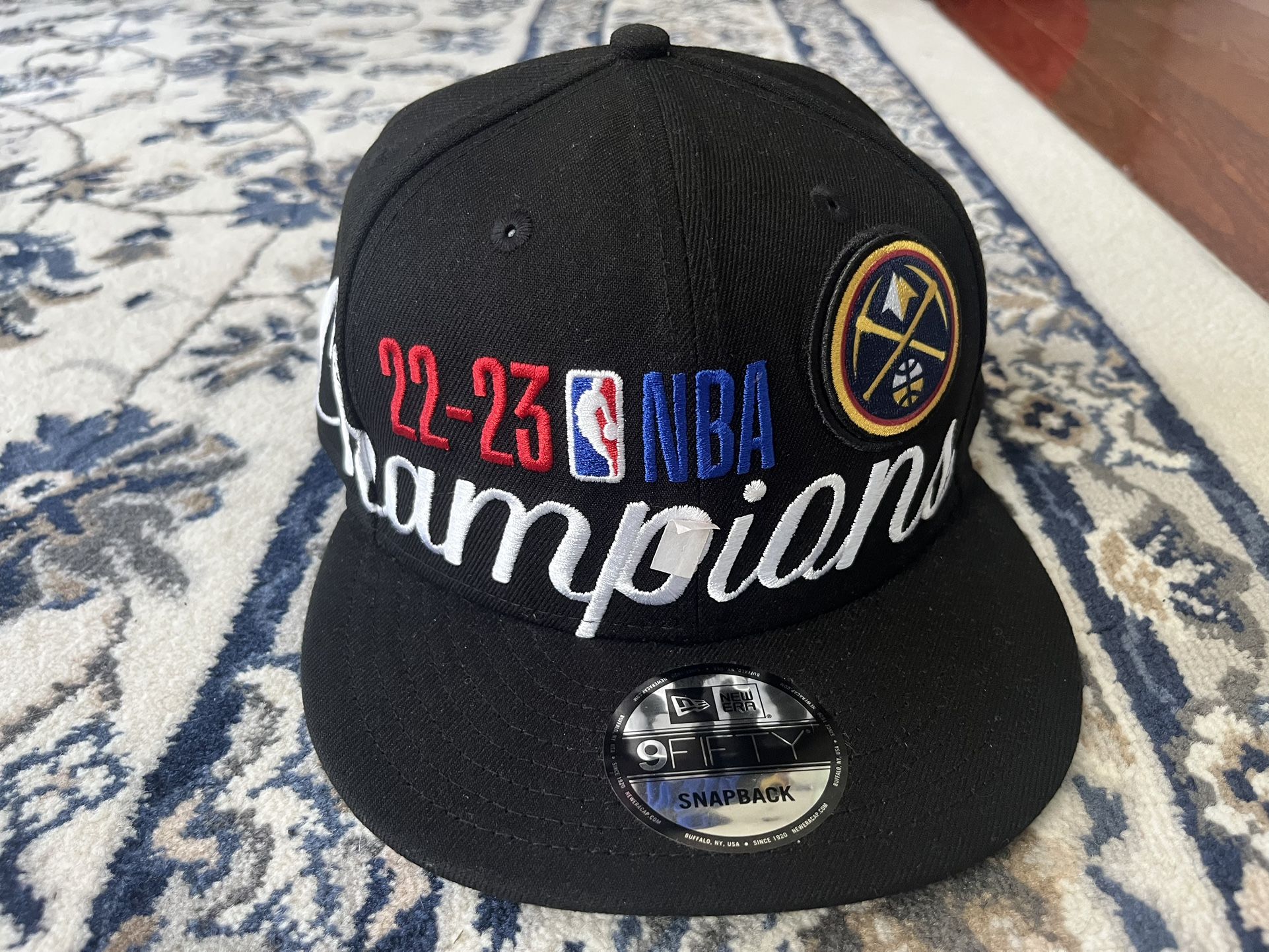 New Era Denver Nuggets 2023 NBA Finals Champions Locker Room 9FIFTY Snapback Hat