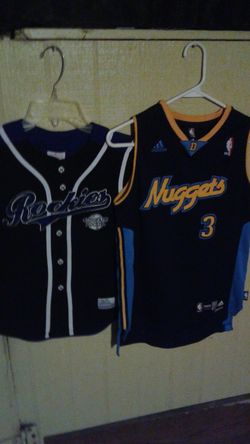 Baseball and basketball jerseys