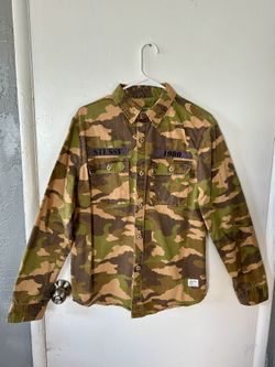 Stussy Camo Military Button Up