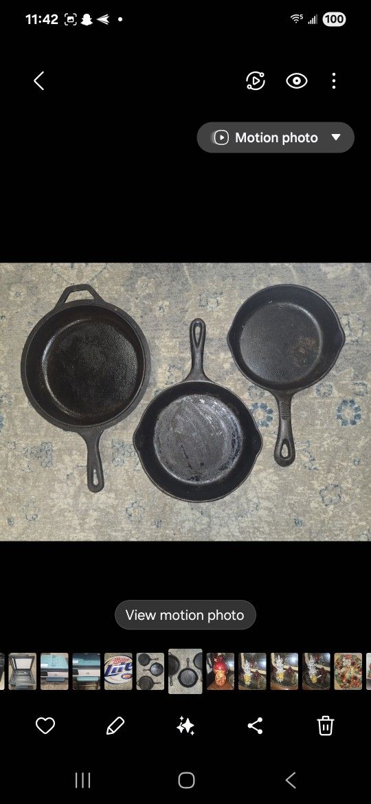 Cast Iron Pans