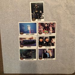 1989 Topps Batman Movie Trading Cards