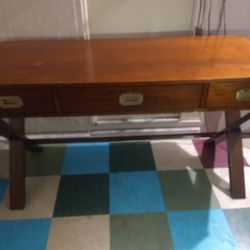 Solid Wood, Thick Legs, Heavy Duty Bearing Drawer Tracks. Electrical Outlet Built In Can Deliver