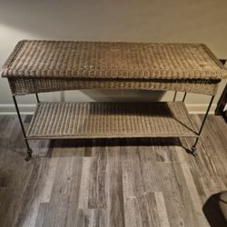 Rare Pier 1 Imports Wicker Table