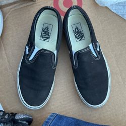 Vans Black Unisex Sizes 6.5M /8W Wore Couple Times