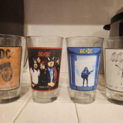 AC/DC Collectors Glass Set