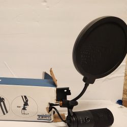 USB Microphone With Pop Filter