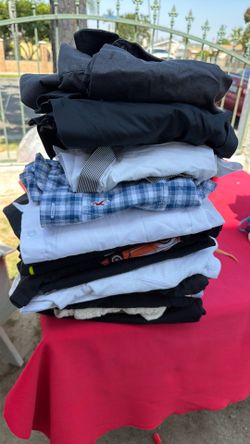 Camisas y playeras de hombre size SYM y LyXL perfecto estado $10 todas