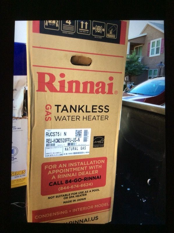 Water heater tankless gas Rinnai for Sale in Gilbert, AZ - OfferUp