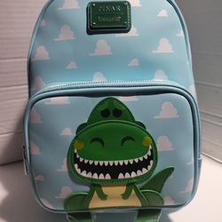 Loungefly Toy Story Rex Hear Me Roar Sound Backpack Exclusive New With Tags 