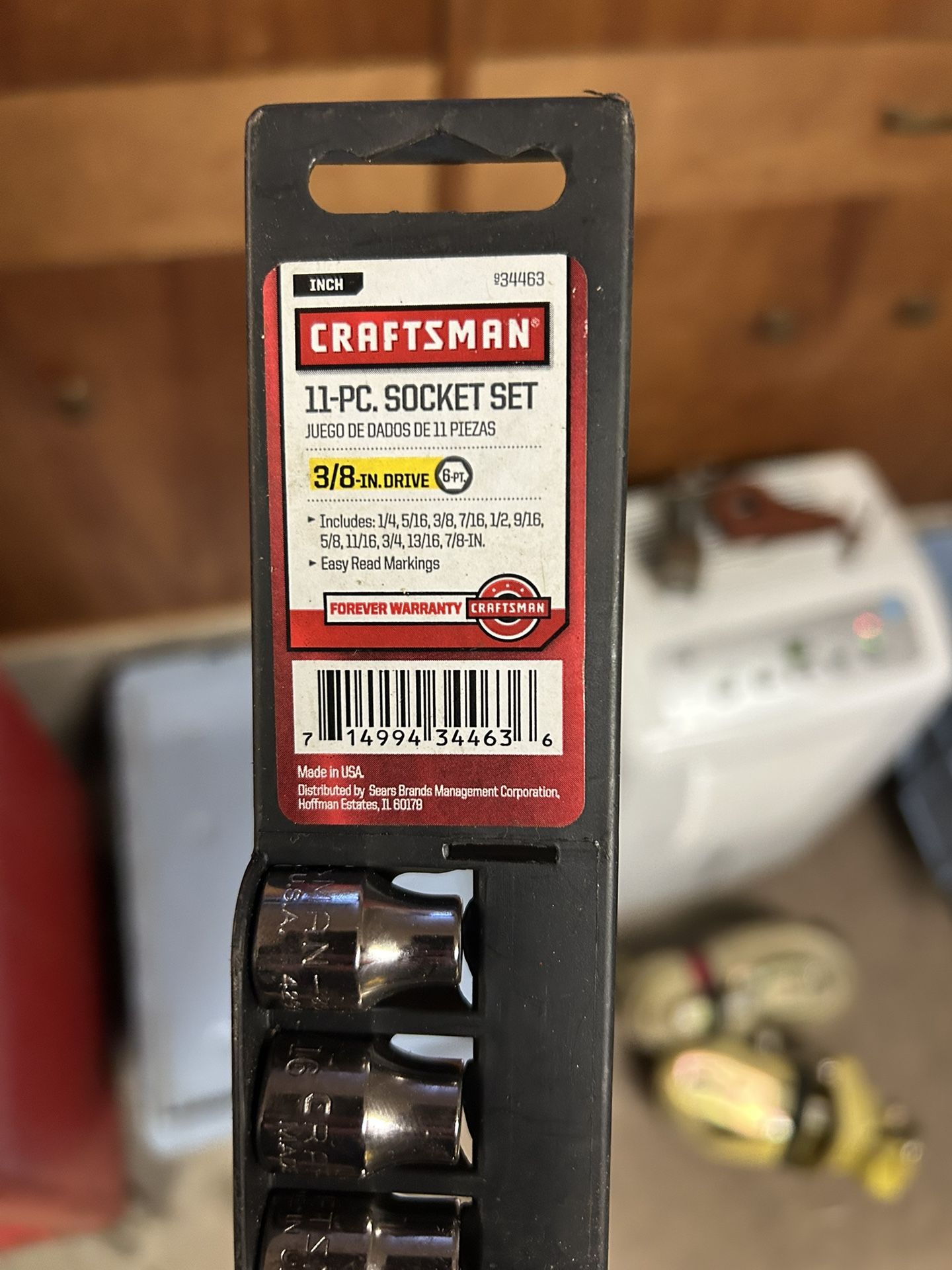 Craftsman 3/8 Drive 11 Piece Sockets