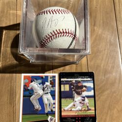 Jose Reyes ( METS) signed Baseball.
