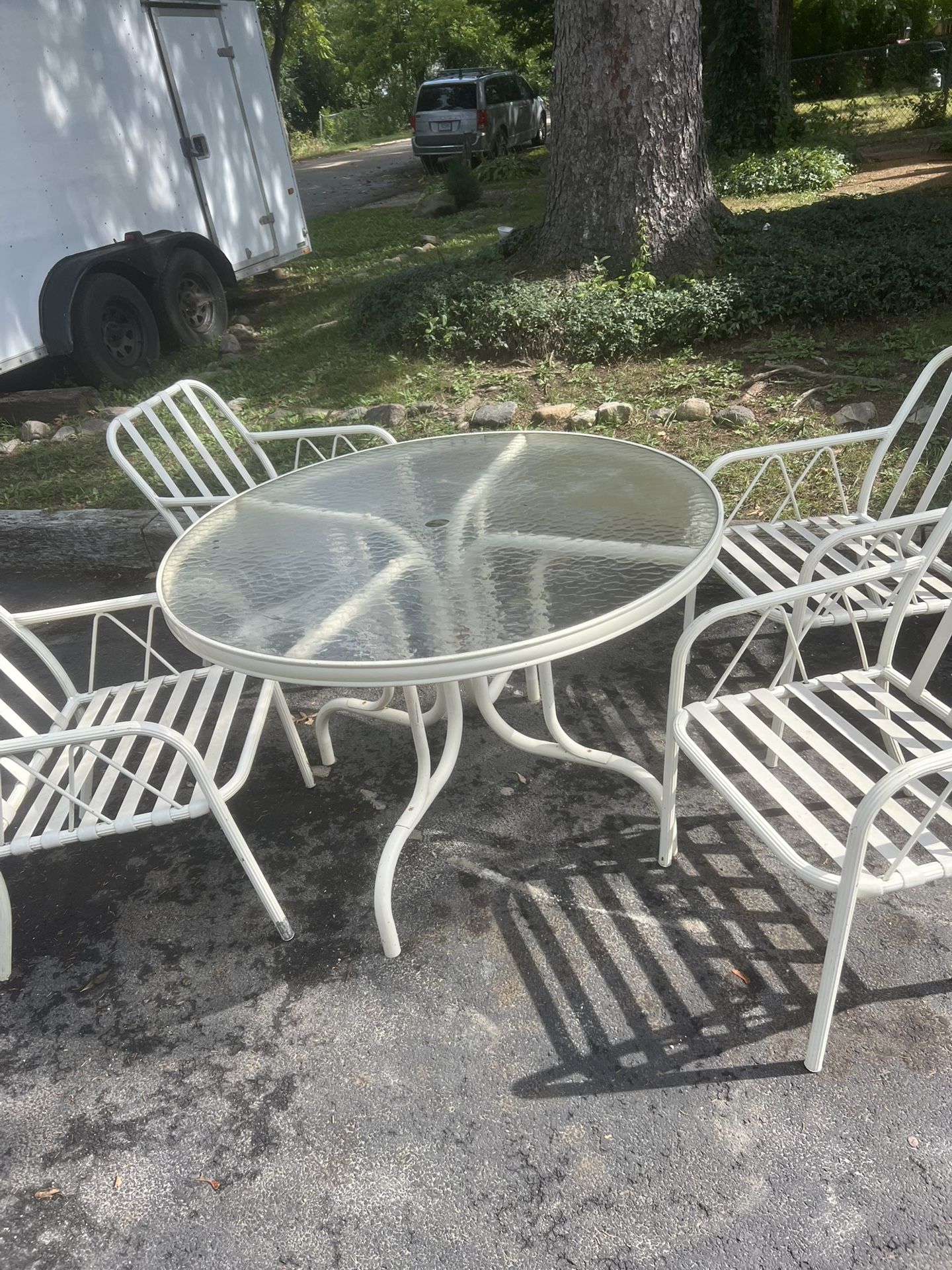 Patio Table With Four Chairs