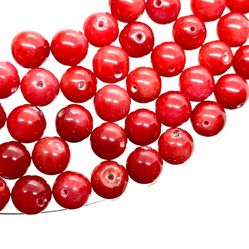 Lot Of 6mm Coral Beads 