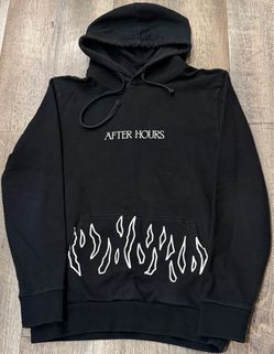 The Weeknd After Hours XO Flame Hoodie Size Small
