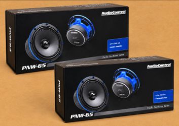 AudioControl PNW Car Speakers 2-Sets 6 1/2 Inch 2-Way Coaxial Speaker System 200 Watts PNW-65 Package 🚨 No Credit Needed 🚨