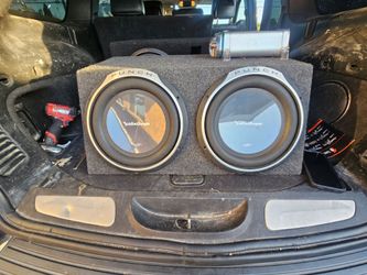 12s rockford fosgate p3s & rockford fosgate amp cap
