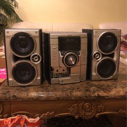 Cd And Aux Speaker Sony