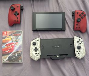 Nintendo Switch Bundle with Controllers and Game