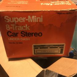 Super Mini 8-track Car Stereo  