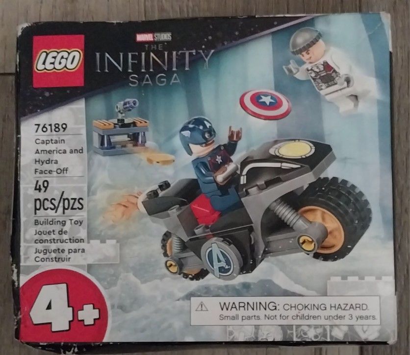 LEGO #76189 Marvel Infinity Saga CAPTAIN AMERICA & HYDRA FACE OFF NEW SEALED BOX