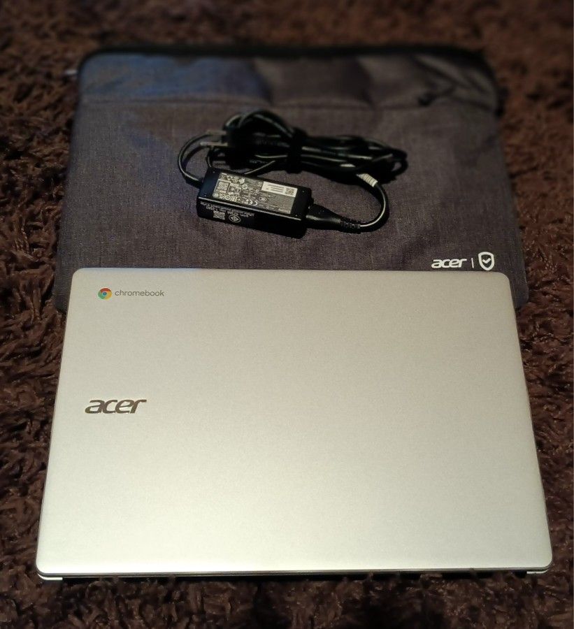 Acer Chromebook 315 15.6 inch Laptop Intel Processor N4500 4GB RAM 64GB eMMC Pure Silver