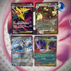 (4) Pokemon Ex Cards 