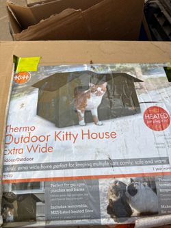 Thermo Outdoor Kitty House Extra Wide