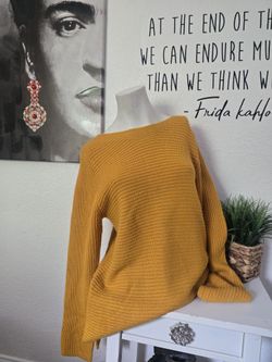 Carolyn Taylor Golden Knit Sweater Womens Size XL  