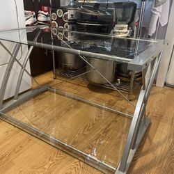 Tv glass stand 
