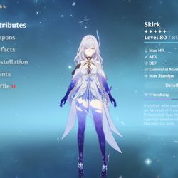 Skirk+Escoffier New Cryo Meta + Escoffier Sig, More Items In Picks Above 