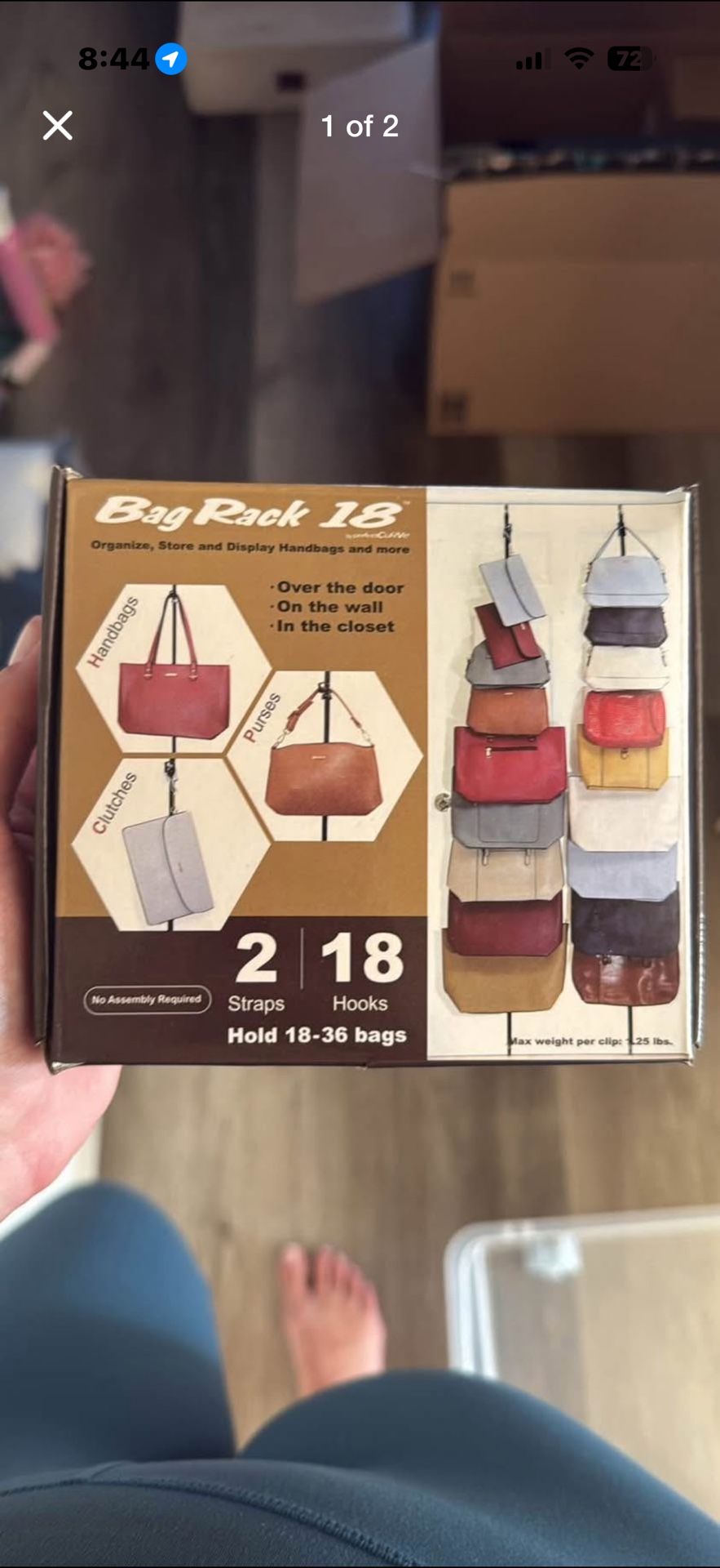 2 Dress Door Hangers/Organizers