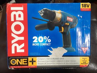 RYOBI 18V COMPACT 2 SOD HAMMER DRILL