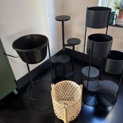 Indoor Plant stands And Planter (bundle Price)