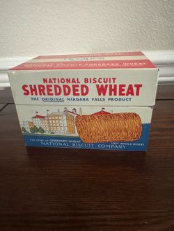 Vintage 1973 Nabisco Shredded Wheat ecipe box
