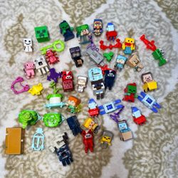 Minecraft Mattel Mini Figures & Mixed Toy Accessories Lot
