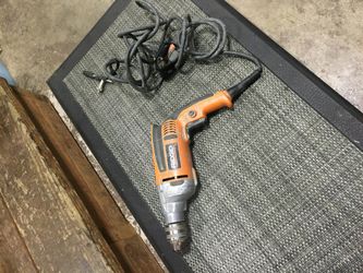 Ridged corded drill