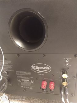 Klipsch subwoofer SW 350 in good working condition