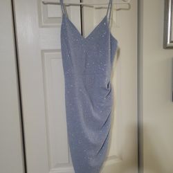 Shine Glitter Mini Homecoming Dress