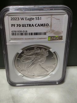 PF 70 2023 Silver Eagle Cameo