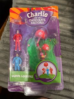 CHARLIE AND THE CHOCOLATE FACTORY OOMPA LOOMPAS ACTION FIGURE FUNRISE TOYS NEW