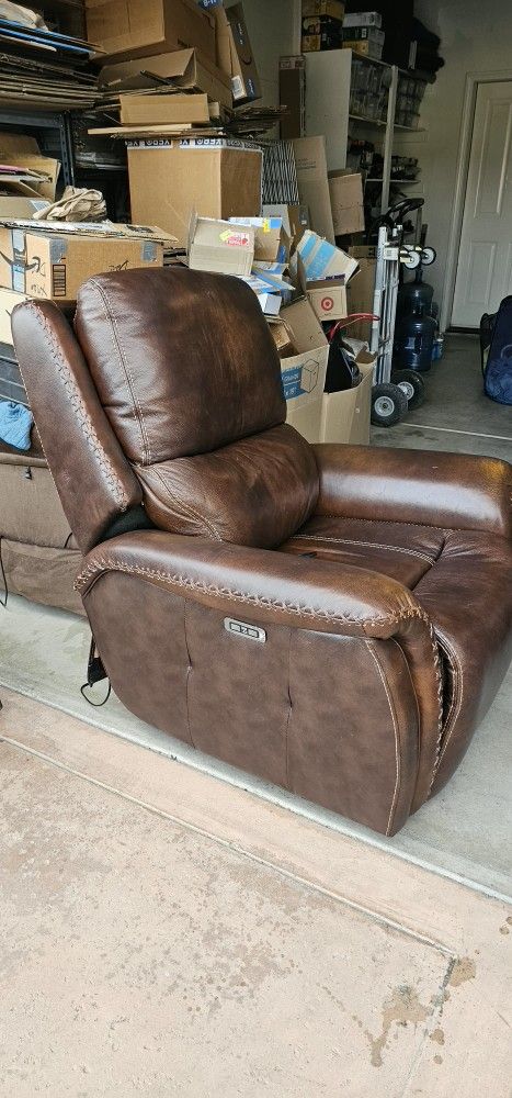 Leather Brown Recliner