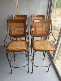 1980s Vintage Drexel Heritage Counter Stools
