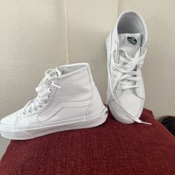 Women’s Vans White High Top Sneakers