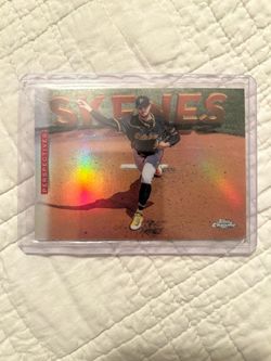 2026 Topps Chrome Baseball Paul Skenes Perspective Refractor SP Pirates