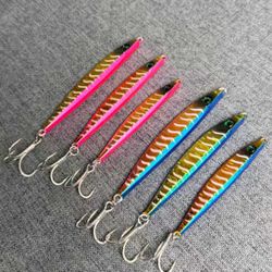 Glow in Dark Metal Jig Deep Sea Vertical Fishing Lure